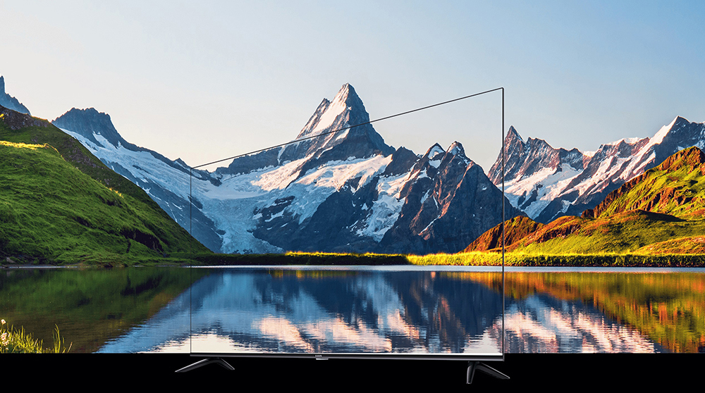 Unibody và thiết kế Smart Tivi Xiaomi A2 58 inch vô hạn cho tầm nhìn hoành tráng