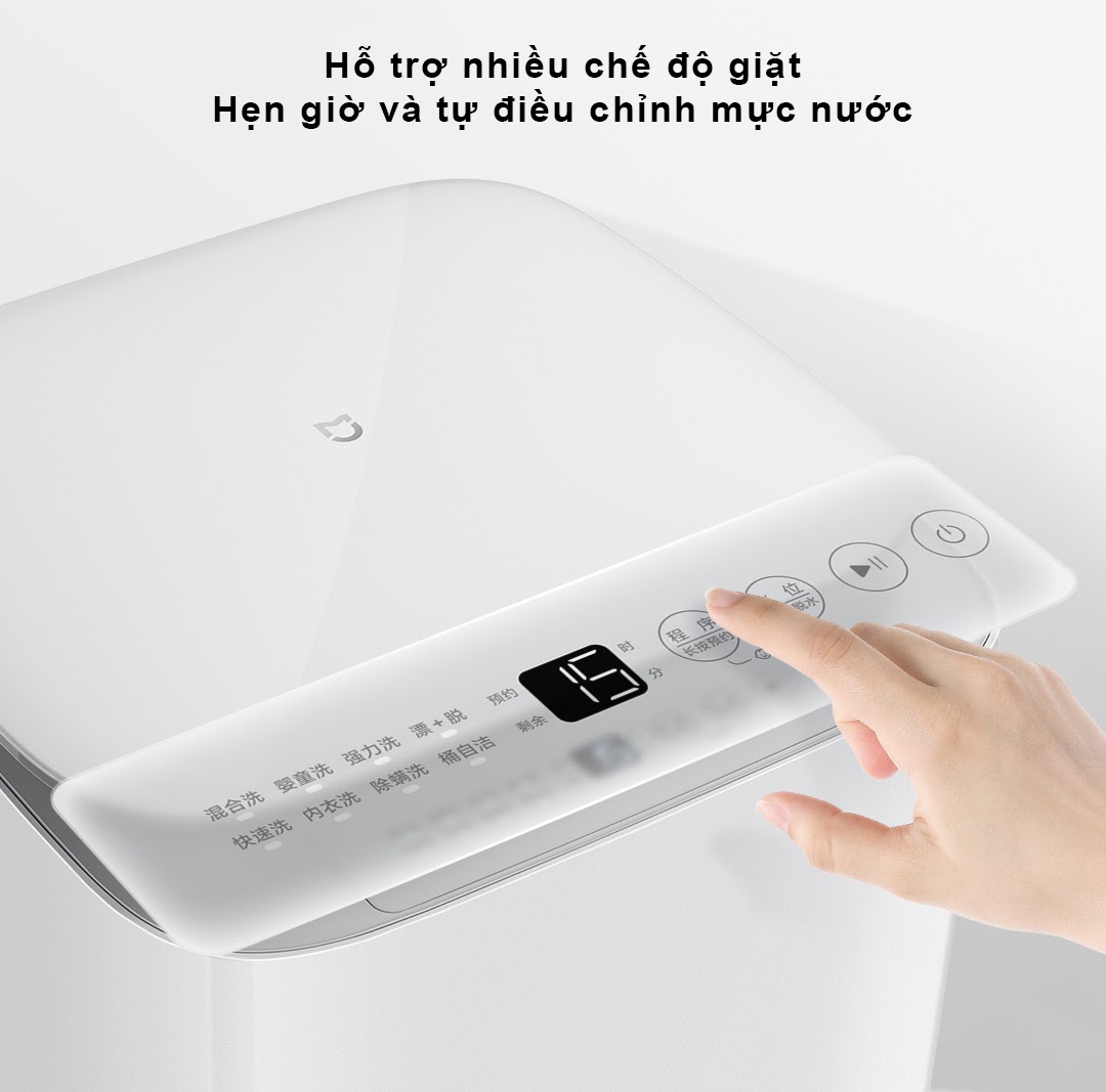 Máy giặt mini 3kg Xiaomi Mijia hỗ trợ nhiều chế độ, hẹn giờ thông minh