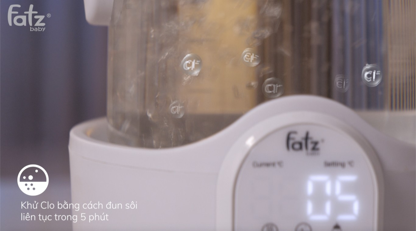 Máy đun và hâm nước pha sữa điện tử Fatzbaby - Quick 8 - FB3525TN