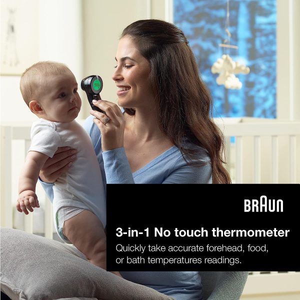 Nhiet ke do tran Braun No Touch 3 in 1 Thermometer BNT400BUS.4