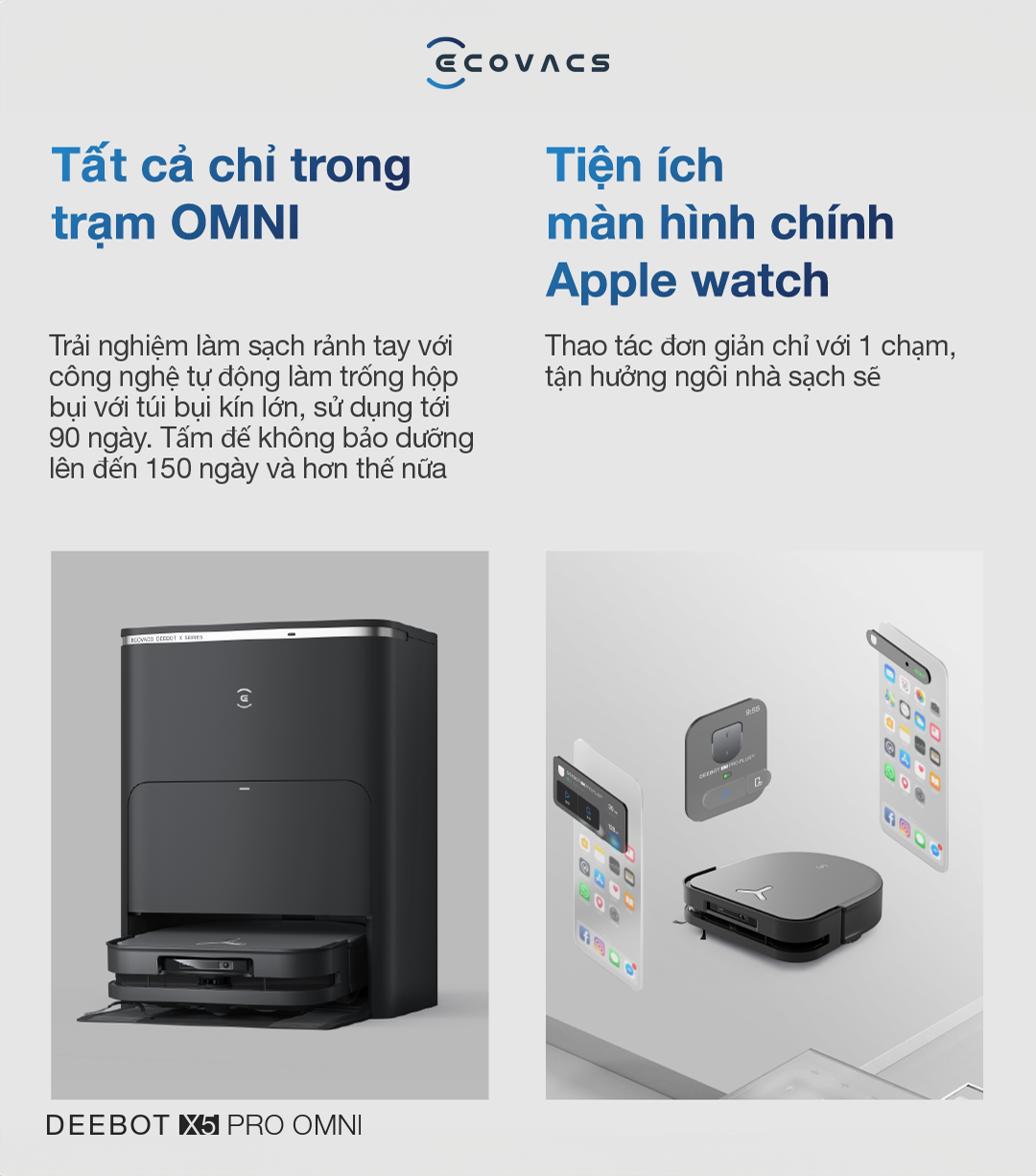 Tiện ích của X5 Pro Omni