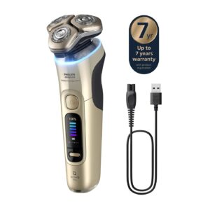 Máy cạo râu Philips series i9000 Prestige Ultra SkinIQ Pro XP9403/88, màu White Gold