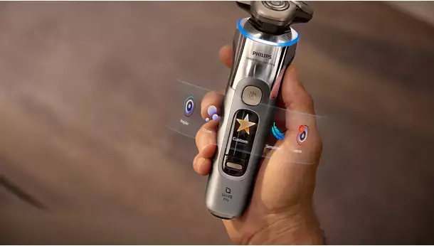 Máy cạo râu Philips series i9000 Prestige Ultra SenseIQ Pro XP9404/38, màu Chrome 37 may cao rau philips i9000 prestige ultra XP9404 38 18