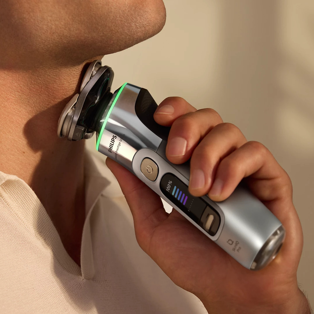 Máy cạo râu Philips series i9000 Prestige Ultra SenseIQ Pro XP9404/38, màu Chrome 12 Máy cạo râu Philips series i9000 Prestige Ultra SenseIQ Pro XP9404/38, màu Chrome - Ảnh 12