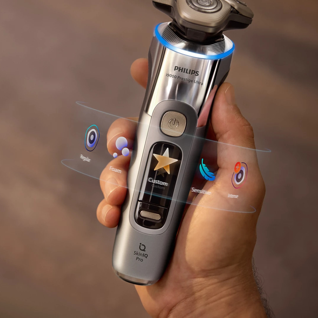 Máy cạo râu Philips series i9000 Prestige Ultra SenseIQ Pro XP9404/38, màu Chrome 14 Máy cạo râu Philips series i9000 Prestige Ultra SenseIQ Pro XP9404/38, màu Chrome - Ảnh 14