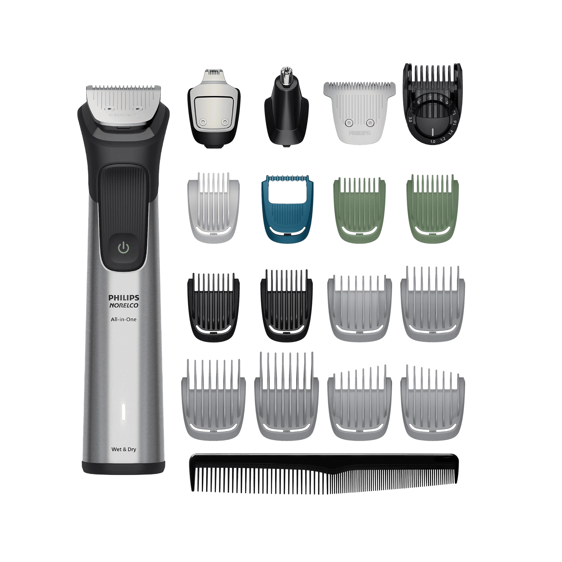 Tông đơ đa năng Philips 22 in 1 Series 7000 MG7965/49 2 Tông đơ đa năng Philips 22 in 1 Series 7000 MG7965/49 - Ảnh 2