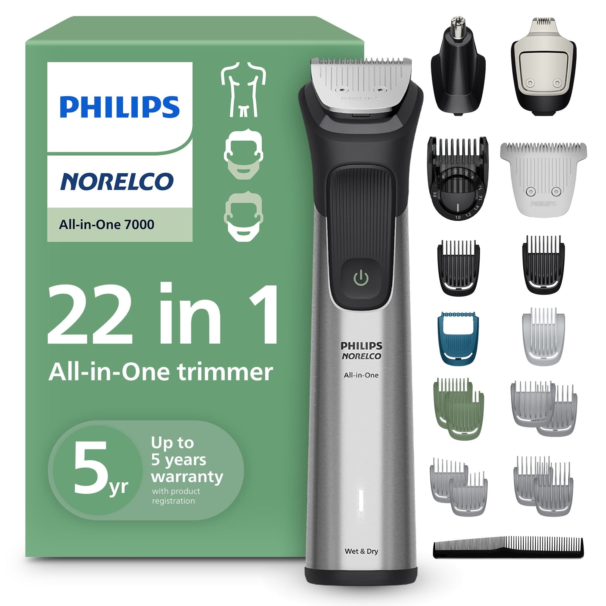 Tông đơ đa năng Philips 22 in 1 Series 7000 MG7965/49 1 Tông đơ đa năng Philips 22 in 1 Series 7000 MG7965/49