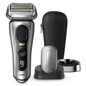 Máy cạo râu Braun Series 9 Pro 9537s kèm đế sạc, đầu massage